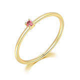 Daiiibabyyy Little Thin Dainty Pinky Rings For Women Gold Color Zirconia Wedding Engagement Bride Finger Ring Jewellry Fashion Jewelry R246
