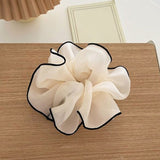 1PCS Tulle Organza Hair Ties Hair Accessories Oversized Mesh Scrunchies Ponytail Holder Hair Rope Soft Elastic Hair Rubber Band daiiibabyyy