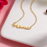 Mother's Day Mama Letter Pendant Necklace For Women 3 Colors Mom Nameplate Clavicle Chain Choker Personality Jewelry Gift daiiibabyyy