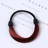 Daiiibabyyy Women girl's  Wig hair Elastic Rubber Bands Rope Scrunchies Hair Ties Headdress Acsesorios para el cabello for Women girls