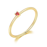 Daiiibabyyy Little Thin Dainty Pinky Rings For Women Gold Color Zirconia Wedding Engagement Bride Finger Ring Jewellry Fashion Jewelry R246