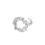 2022 Fashion Colourful Transparent Resin Acrylic Rings For Women Irregular Rhinestone Geometric Square Round Jewelry Travel Gift daiiibabyyy