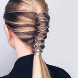 Daiiibabyyy New PU Hair Ribbon for Women Girls Ponytail Holder Head Rope Female Hair Tie Decorate Hairband Fashion Hair Accessories