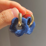 Lost Lady Korean Fashion Cute Resin Small Flower Drop Earrings For women Statement Pendant Earring Girl 2022 Fashion Jewelry daiiibabyyy