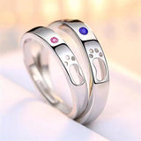 Classic Couple Rings For Men Women CZ Stone Trendy Wedding Lovers' Ring Jewelry Romantic Valentine's Day Present Ring Accessory daiiibabyyy