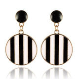 2021 New Fashion Simple Earrings For Women Exaggerated Wild Stone Geometric Shapes Marble Jewelry Gifts Banquet Girls daiiibabyyy
