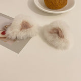 Lolita Sweet Fluffy Ear Cosplay Hair Clip Women Girl Party Costume Hair Accessories Cat Ear Hairpin Soft Japanese Style Hairpin daiiibabyyy