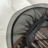 Daiiibabyyy Sun Hat Organza Ladies Yellow Flower Elegant Church Hats Women Summer Spring Stylish Lightweight Hawaiian Beach Hat