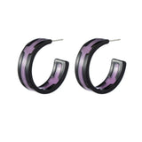 Lost Lady New Fashion C-shaped Women's Earrings Same Paragraph Acrylic Earrings Jewelry Wholesale daiiibabyyy