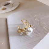 Daiiibabyyy Fashion Big Pearls Cuff Bracelets & Bangles For Women Classic New Jewelry Personality Statement Open Bracelet Christmas Gifts