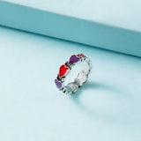 Lost Lady New Fashion Retro Trend Love Ladies Ring With The Same Paragraph Birthday Gift Jewelry Wholesale Direct Sales daiiibabyyy