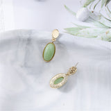 Fashion metal material of the shape of the drip earrings lady small fresh temperament eardrop jewelry SHANGZHIHUA daiiibabyyy