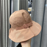 Daiiibabyyy New Spring Satin Advanced Sense Solid Street Lady Sun Cap Men Women Leisure Hat