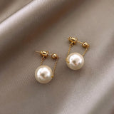 Delysia King   2022 simple fashion versatile small pearl earrings daiiibabyyy