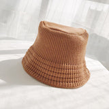 Wool Winter Bucket Hat Panama Women Men Bob Hip Hop Cap Gorros Solid Color Unisex Cotton Caps Man Fishing Bucket Flat Hat daiiibabyyy