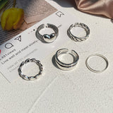 2022 New Gothic Style Fashion Jewelry Three Piece Opening Rings for Woman European and American Wedding Party Sexy Ring daiiibabyyy