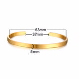 Daiiibabyyy Bangle Bracelet Men, Cuff Bracelets, Stainless Steel Bracelet, Dainty Brazalets, Minimalist Bracelet Jewelry, Cuffs Bangles