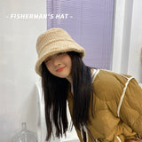 Winter Warm Women's Bucket Hat Thicken Soft Fleece Fisherman Cap Outdoor Travel Hat Sun Panana for Men and Women daiiibabyyy