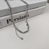 2022 High Quality Clavicle Blade Statement Women Gold Silver Color Stainless Steel 50+5cm Snake Choker Necklace Chains daiiibabyyy