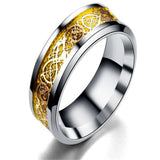 New Fashion Trend Ring For Men 2021 Punk Style Stainless Steel Rotation Free Rotation Compression Accessories Jewelry Gifts daiiibabyyy