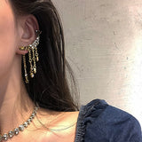Necklace Ring Earrings for Women Letter Wheat Retro Crystal Jewelry Wing Tassel Earrings Earrings Jewelry Wholesale daiiibabyyy