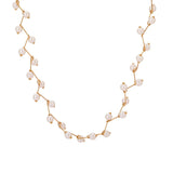 Lost Lady 2022 New Women's Neck Chain Kpop Pearl Choker Necklace Gold Color Jewelry Clavicle Chain Elegant Collar For Girl daiiibabyyy
