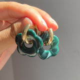 Lost Lady Korean Fashion Cute Resin Small Flower Drop Earrings For women Statement Pendant Earring Girl 2022 Fashion Jewelry daiiibabyyy