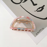 Fashion Acetate Triangle Hair Clips for Women Girls Hair Claw Chic Barrettes Claw Crab Hairpins Styling Tool Hair Accessories daiiibabyyy