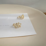 Clip Earrings for Women Delicate and Simple Leaves Adjustable Ear Bone Clip Luxurious Fashionable Earrings Jewelry Wholesale daiiibabyyy