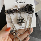 High-end brooch, trendy little fragrance pin coat, sweater, pearl, diamond, corsage, personality, hundred matching accessories daiiibabyyy