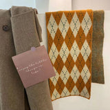 2022 Retro Plaid Long Wild Neutral Scarf Autumn and Winter Knitted Wool Warmth Trend Fashionable Scarf Women's Scarf In Winter daiiibabyyy