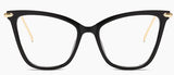 2022 Cat Eye Glasses Clear Frame Women Fashion Transparent Myopia Optical Glasses Frame Cat Eyeglasses Frames female Spectacle