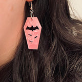 Lost Lady New Fashion Bat Earrings With The Same Paragraph Acrylic Ladies Earrings Alloy Jewelry Wholesale Direct Sales daiiibabyyy