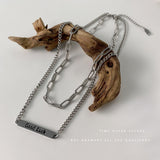 Necklace for Women Solid U-shaped Chain Horseshoe Chain Couple Chain Necklace Jewelry Wholesale Boho Jewelry Collar daiiibabyyy