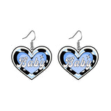Lost Lady New Fashion Hand-Painted Love Lip Earrings With Creative Women's Earrings Jewelry Wholesale Direct Sales daiiibabyyy