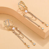 New Gold Color Face Earrings KISS WIFE Abstract Art Drop Earrings for Women Girls Statament Tassel Earrings Exquisite Gift daiiibabyyy