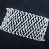 Daiiibabyyy Luxury fashion crystal mask Rhinestone Jewelry Fashion mesh elegant noble party dance mask