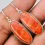 New Trendy Women Earrings Shiny Creativity Silver Color Inlaid Orange Stone Zircon Drop Earring Party Engagement Wedding Jewelry daiiibabyyy