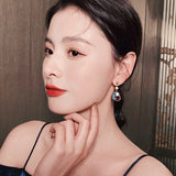 2022 New South Korea's New Patchwork Color Pendant Baroque Pearl Earrings For Women's Fashion Unusual Jewelry Christmas Gifts daiiibabyyy