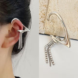 2022 New Fashion Elves Ear Cuffs Siliver Ear Cuff Clip Earrings for Women Earcuff No Piercing Fake Cartilage Earrings Jewelry daiiibabyyy