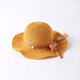 Fashion Women Lace Flowers Church Hat With Floral Summer Wide Brim Cap Elegant Sun Hats Beach Sun Protection Caps daiiibabyyy