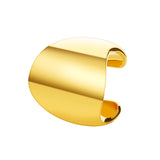 Popular 1 pc Stainless Steel Painless Ear Clip Earrings For Men/Women Punk Gold Silver Non Piercing Fake Earrings Jewelry Gift daiiibabyyy