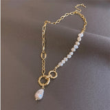 Vintage baroque irregular pearl pendant 2022 new trend, Japanese and Korean fashion women's necklace party jewelry gifts daiiibabyyy