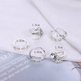 2021 New Ins Temperament Pearl Ring For Women Fashion And Popular Opening Adjustable Ring Retro Combination Banquet Gift daiiibabyyy