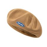 Women Girls Beret French Artist Summer  Spring Beanie Hat Retro Mesh  Plain Beret Solid Color Elegant Ladies Flat Top Caps daiiibabyyy