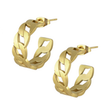 Lost Lady New Fashion Hoop Earrings Butterfly Ring-Shaped Ladies Earrings Jewelry Wholesale Direct Sales daiiibabyyy
