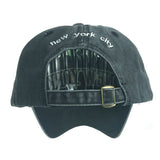 Daiiibabyyy Vintage Adjustable New York Embroidered Cap Washed Cloth Hats Men Winter Baseball Caps outside Causal Streetwear Dropship