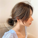 Stud Earrings for Women Fashionable Light Luxury Crystal Bow Earrings Delicate Sweet Geometric Earrings Jewelry Wholesale daiiibabyyy