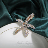 Hair Clips for Women New Style Fashion Pearl Crystal Hairpin Starfish Shell Hair Accessories for Women Jewelry Wholesale daiiibabyyy