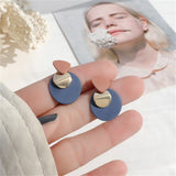 2022 South Korea new simple earnail personality geometric irregular earring pendant fashion woman for earring party gifts daiiibabyyy